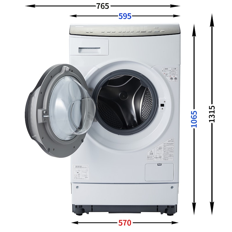 アイリスオーヤマ ドラム式洗濯乾燥機 HDK842Z-Wをレビュー！クチコミ