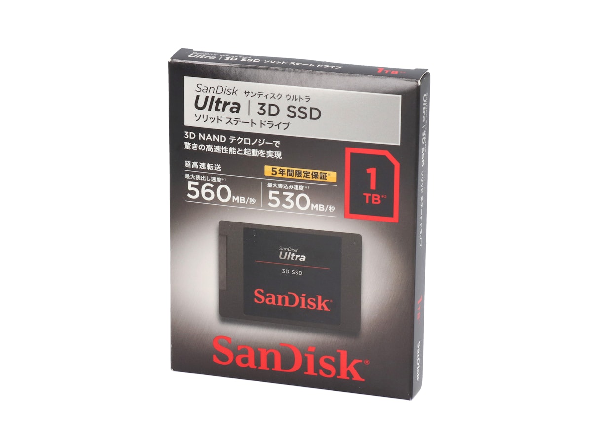 SanDisk ウルトラ 3D SDSSDH3-1T00-J25をレビュー！クチコミ・評判をも