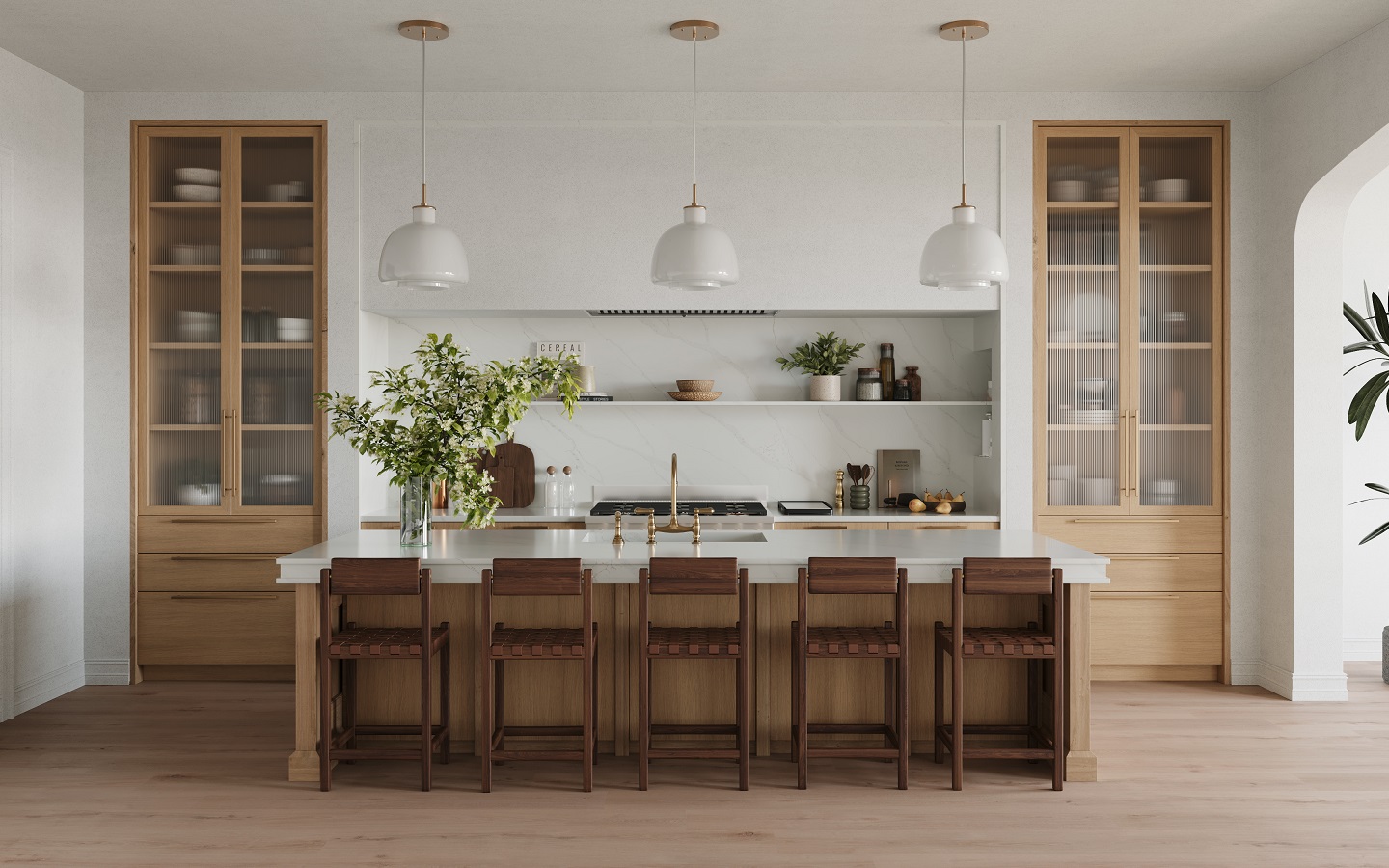 Modern Roast: Calacatta Affogato Kitchen | LX Hausys US