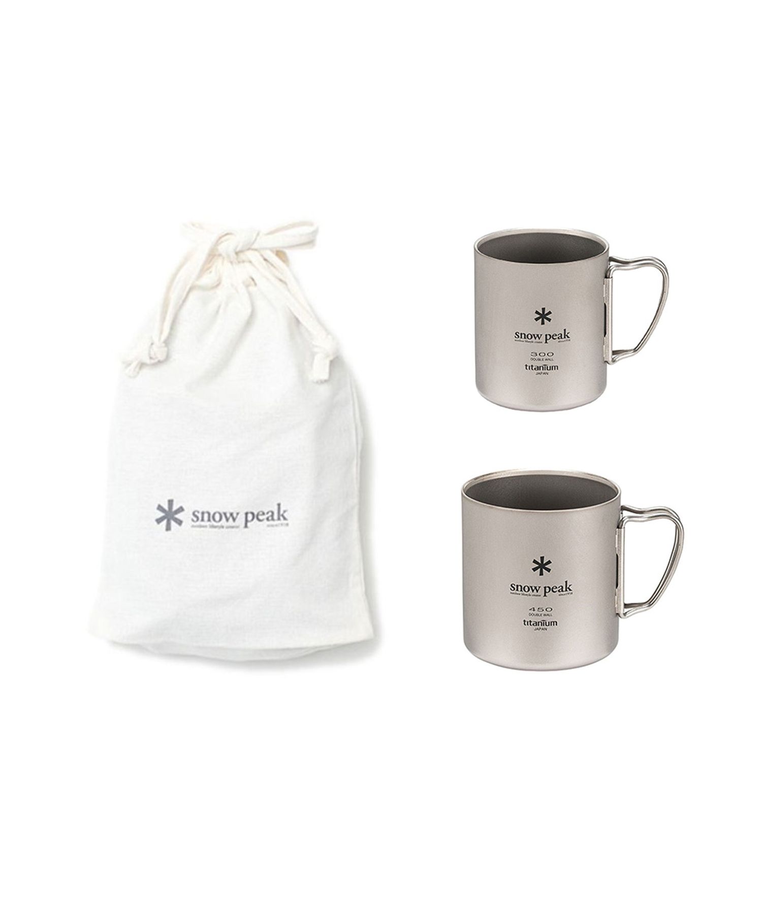 ギフトセット】チタンダブルマグ ペアセット| スノーピーク(Snow Peak)