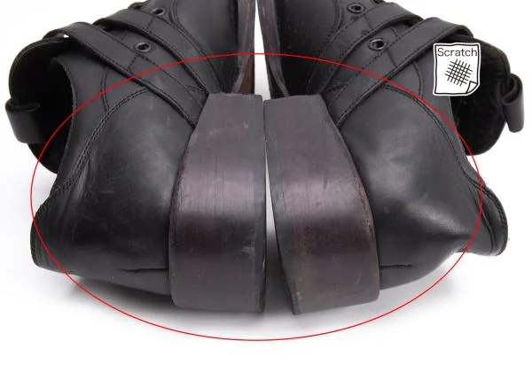 ジャンポールゴルチエJean Paul GAULTIER PARIS スクエアトゥベルクロ