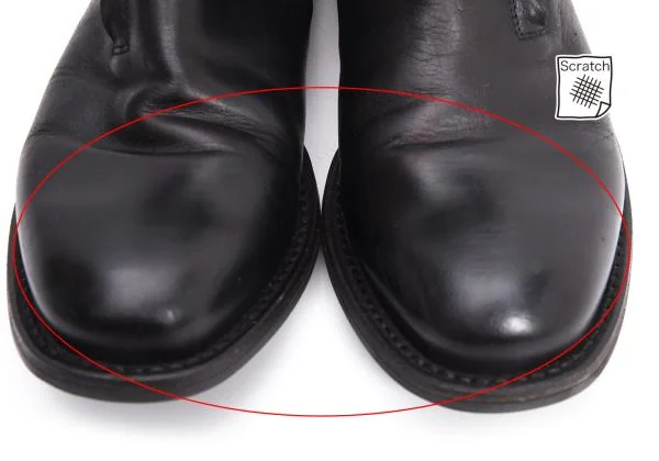 CHEREVICHKIOTVICHKI FOR Yohji Yamamoto Zipper Leather Boots Black