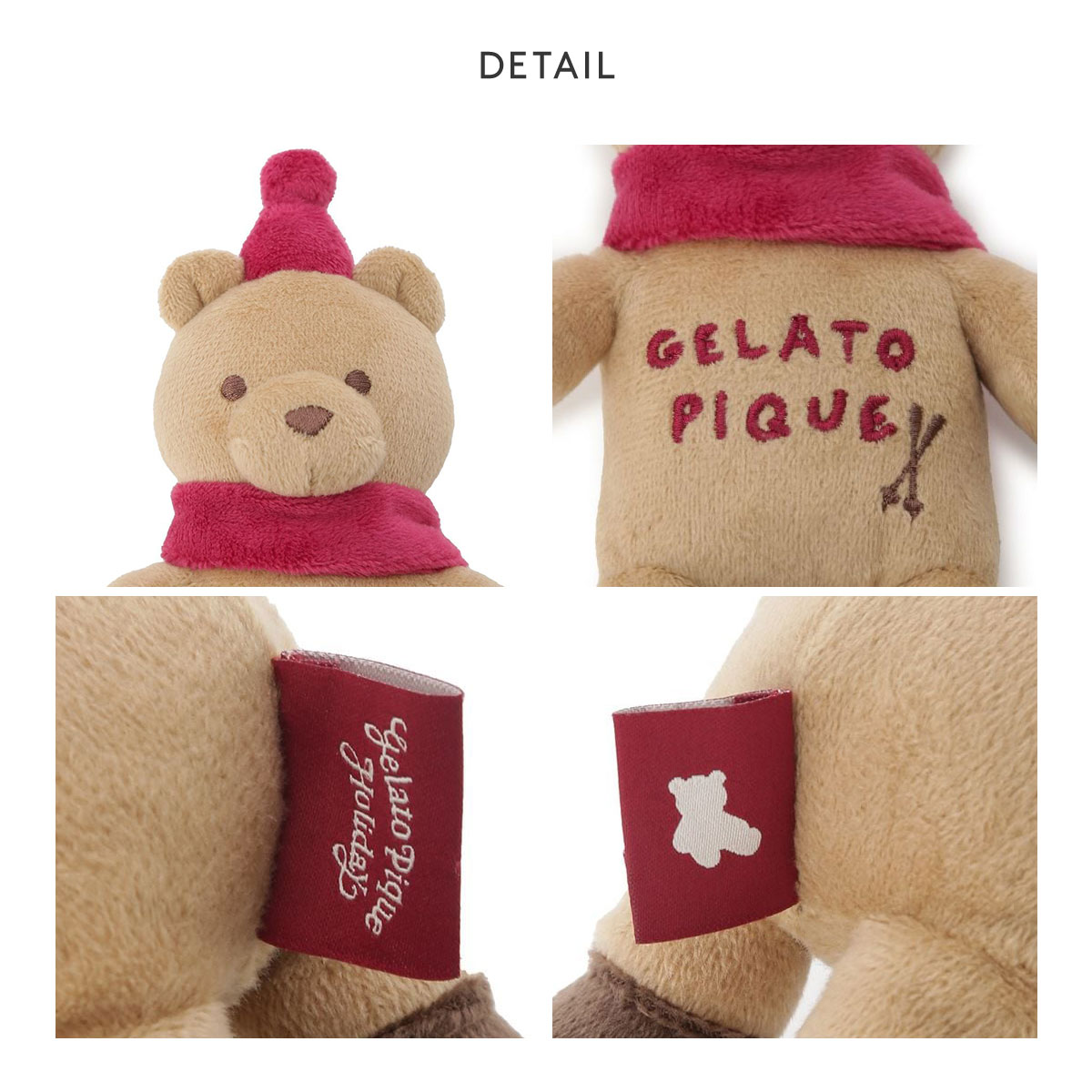 ジェラートピケ CAT&DOG HOLIDAY スキーベアトイ gelato pique