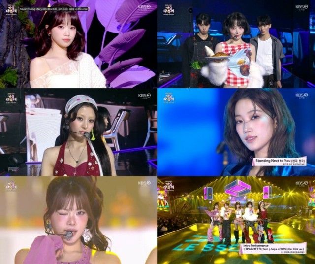 2025 KBS歌謡祭】「LE SSERAFIM」、第4世代ガールズグループ最強の存在