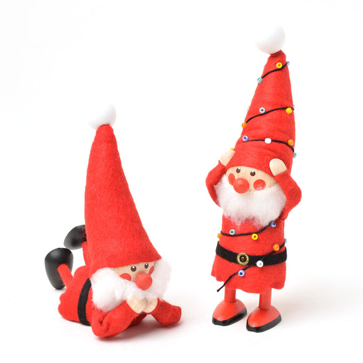 ノルディカニッセ 電飾にからまるサンタ（赤） (ノルディカニッセ デン