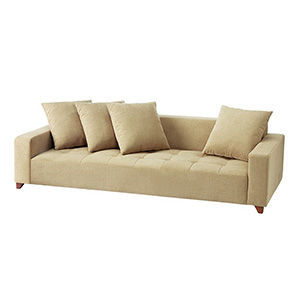 unico(ウニコ)の3人掛けソファ(ベージュ系)10件[タブルーム]