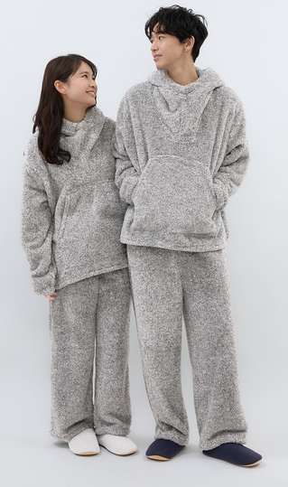 男女兼用】ほかリッチミックスフリースパンツ【セットアップ着用可