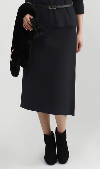 Aラインニットスカート《セットアップ着用可》 (ASF4142-C) | ANCHOR