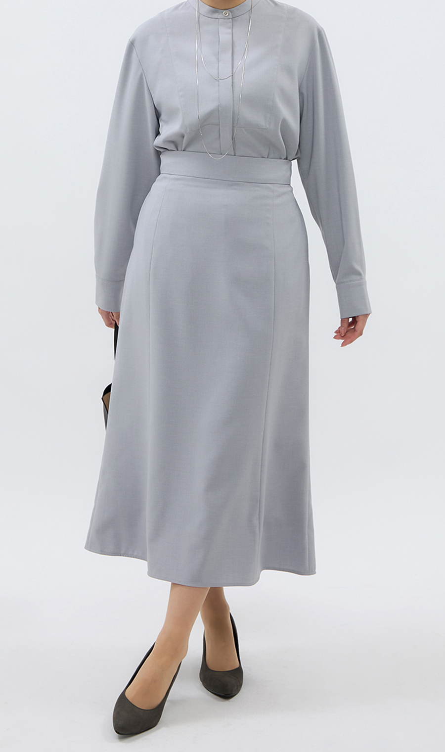 マーメイドフレアスカート【セットアップ着用可】 (ASF5538-E