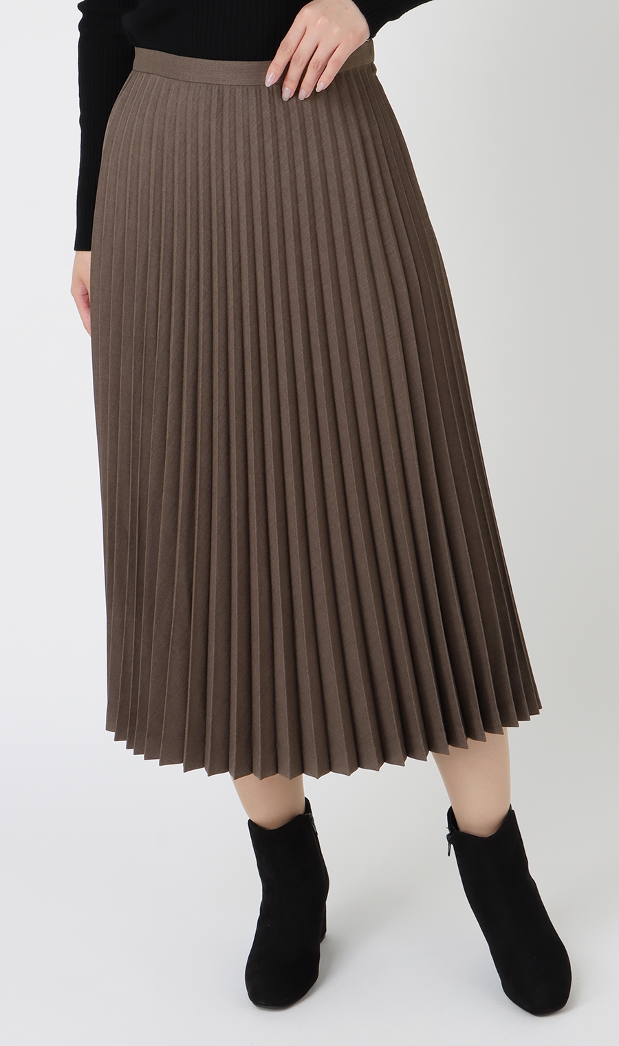 プリーツスカート《セットアップ着用可》 (ASP4536-D) | ANCHOR WOMAN