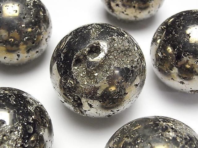 ゴールデンパイライト スフィア・ラウンド40mm～47mm 1個｜天然石