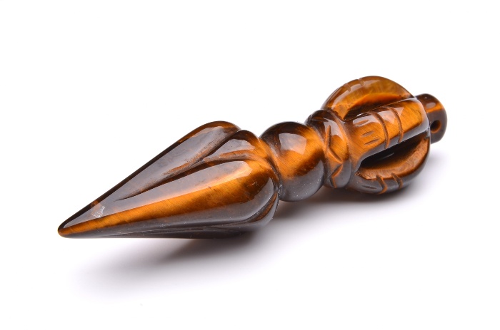 プルパ 金剛杭 独鈷杵 タイガーアイ - 天然石問屋の福縁閣