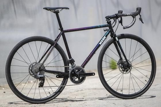 MASH All-Road Frameset Black Rainbow Crackle / マッシュ オール