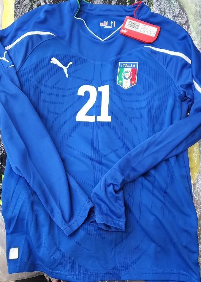 イタリア代表（H）10/11 長袖 ピルロ＃21