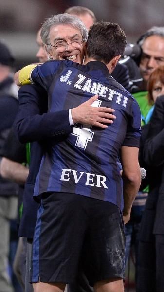 インテル（H） 13/14 J,サネッティ＃4 引退試合、金刺繍＆パッチ