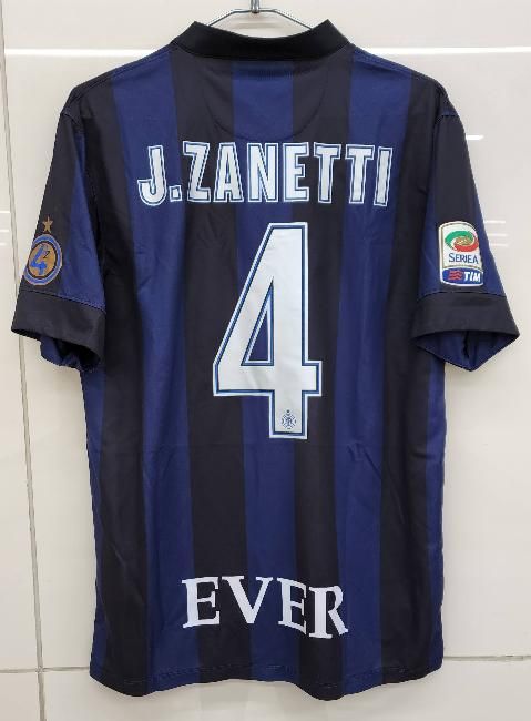 インテル 13/14 サネッティ #4 ユニフォーム 選手支給品 引退記念