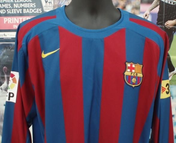 バルセロナ（H）05/06 長袖 メッシ＃30+LFP（大）TV3付 - DON VALON