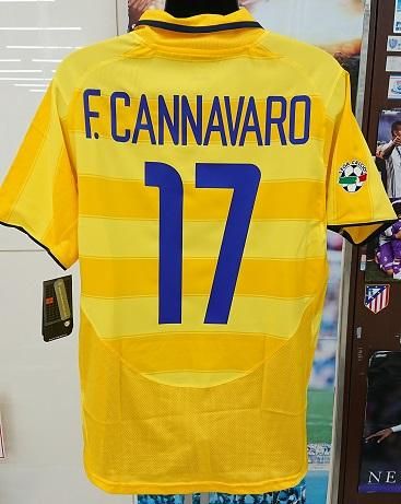 インテル（A)03/04 カンナバーロ＃17 +パッチ付。