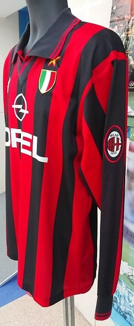 ACミラン （H）96/97 長袖 バッジョ＃18 +Calcioパッチ付