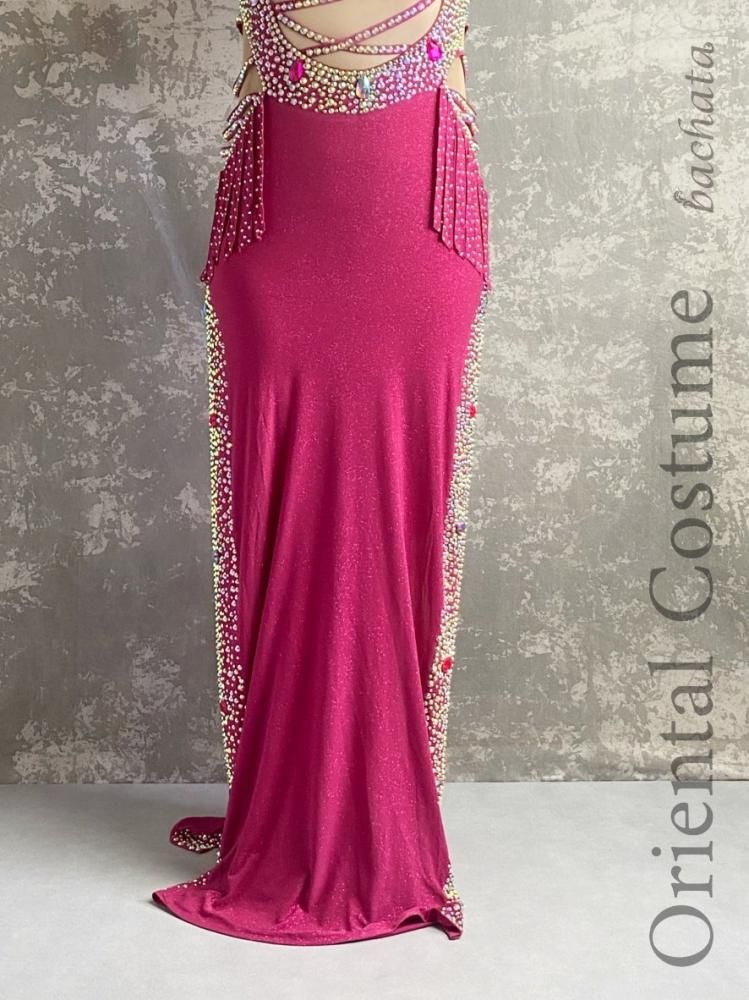 20%OFF!】ベリーダンス衣装 YasserBebo ブライトピンク ワンピース