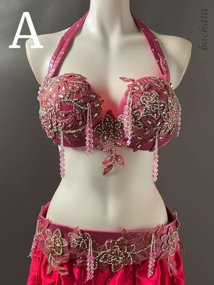 ベリーダンス衣装 Yasser ブラベルト フリルスカートセット CT03001 全