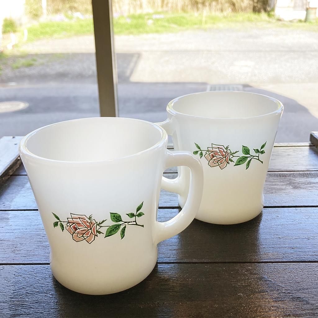 Dハンドルマグ アニバーサリーローズ 両面プリント 1964～1965年製造