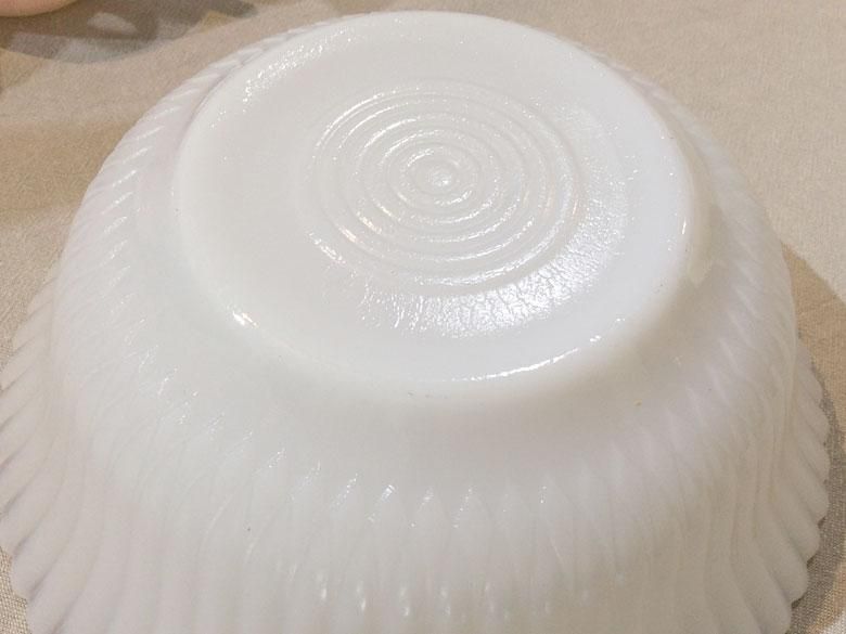 ペタルウェア ボウル ホワイト 1930年～1936年製造 マクベスエバンス