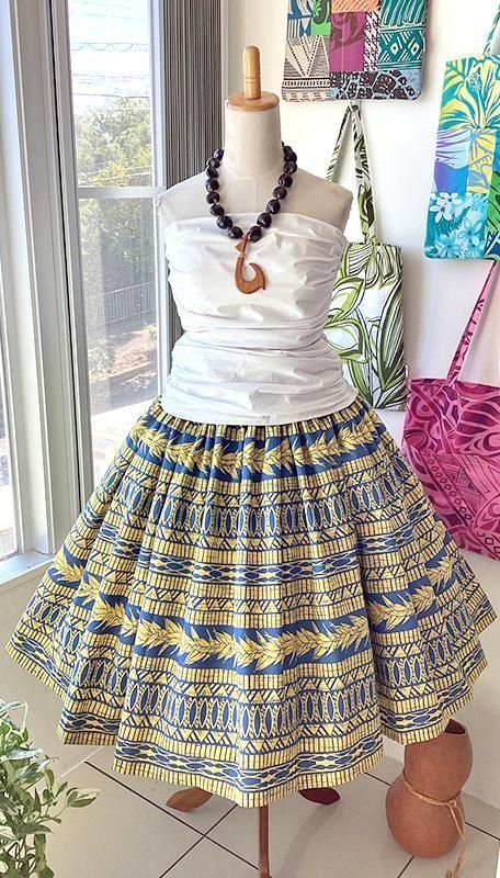 パウスカート - Pink Lei ピンク・レイ - ハワイアンファブリック