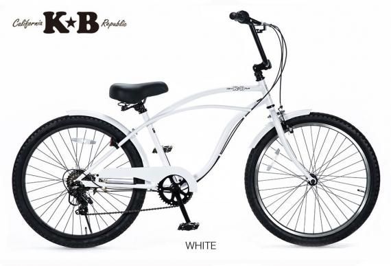 KB/ケイビービーチクルーザー 24インチ 外装6段ギア RAINBOW PRODUCTS