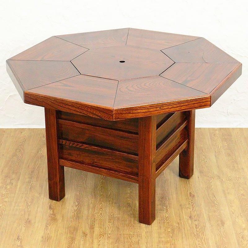 八角形 囲炉裏テーブル 民芸 日本製 ヴィンテージ