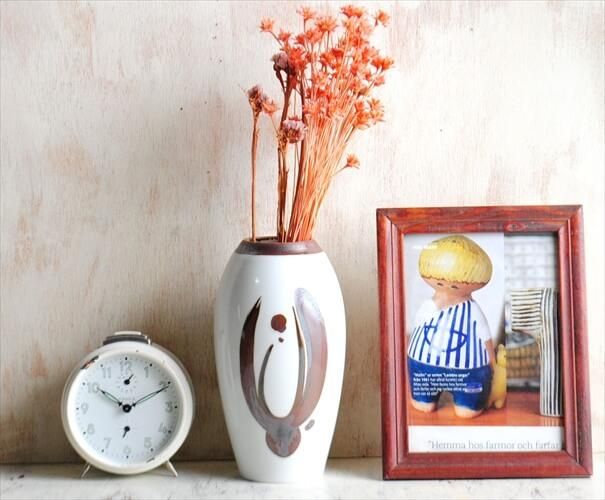 ロイヤルコペンハーゲン 白磁 花瓶 北欧アンティーク