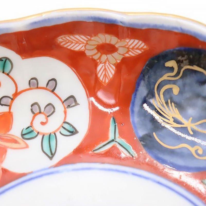 アンティークなます皿 明治大正期の彩色絵