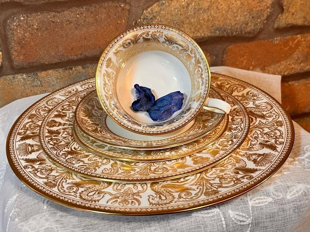 ヴィンテージ ウェッジウッド フロレンティーンゴールド