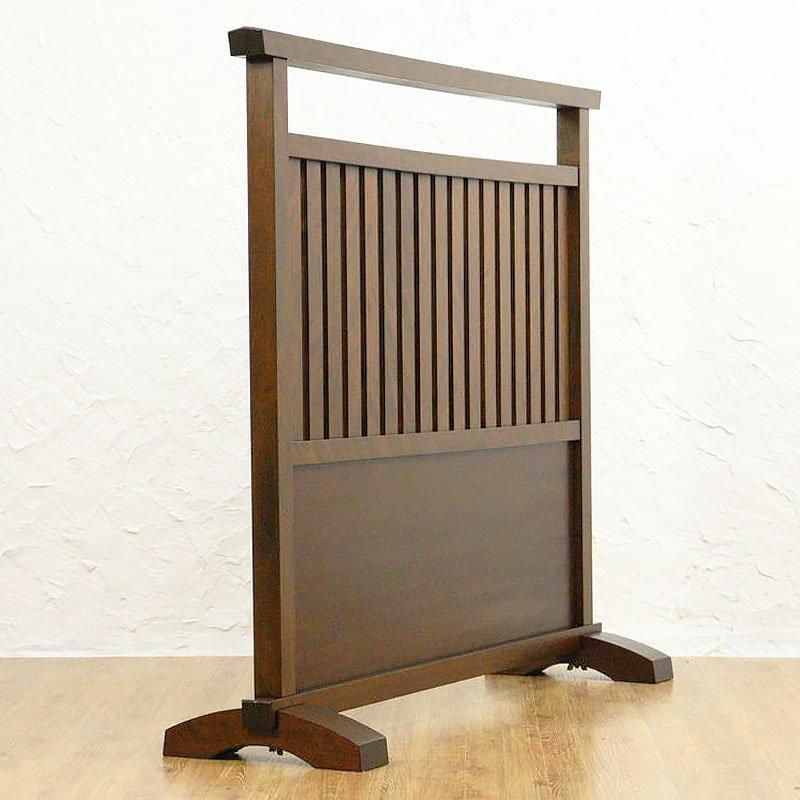 昭和初期のアンティーク和風衝立 木の温もり