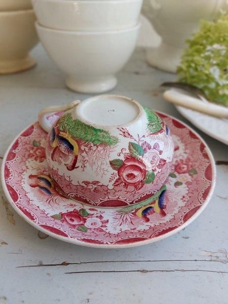 アンティークサルグミンヌカップ&ソーサー - アンティークモール