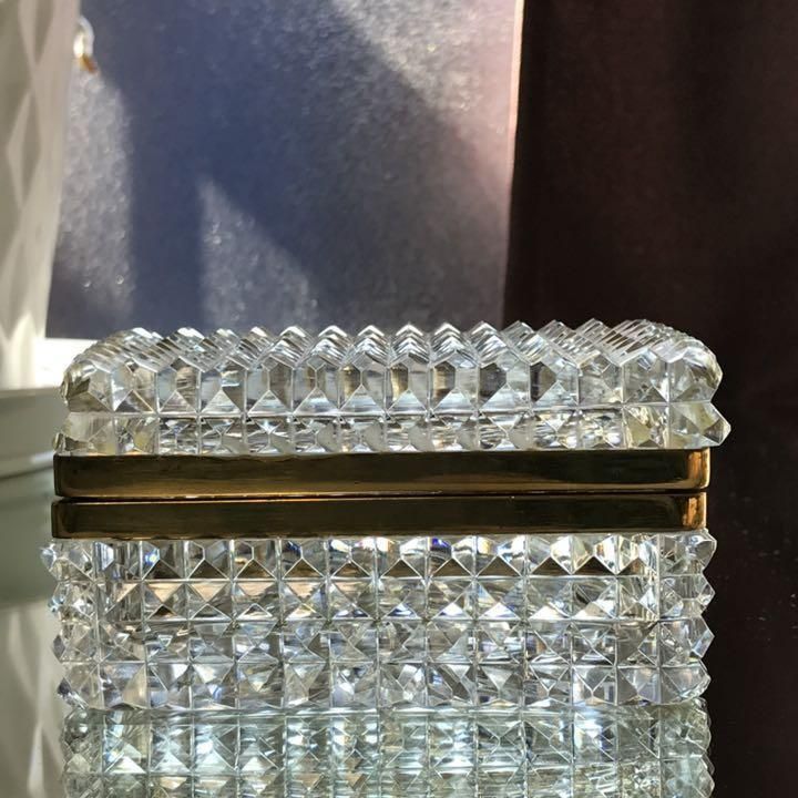 豪華絢爛アンティークバカラジュエリーボックス