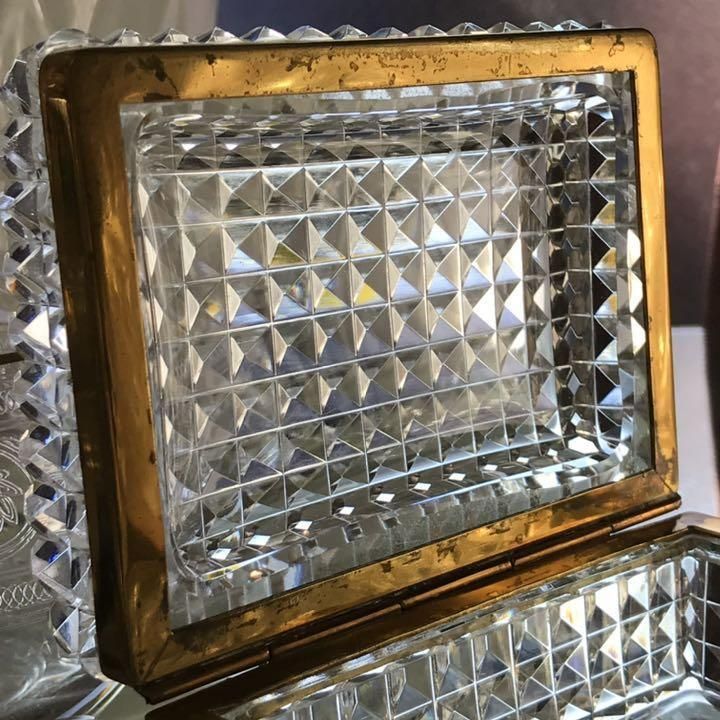 豪華絢爛アンティークバカラジュエリーボックス