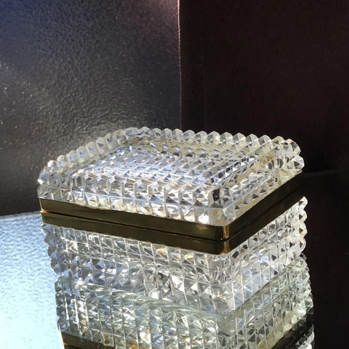 豪華絢爛アンティークバカラジュエリーボックス