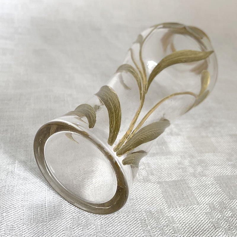 金彩植物アールヌーヴォー花瓶 フラワーベース