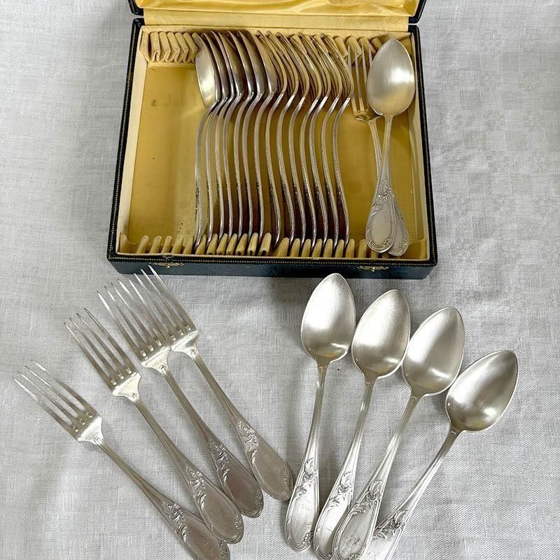 フランス製Apolloディナーフォークスプーンセット