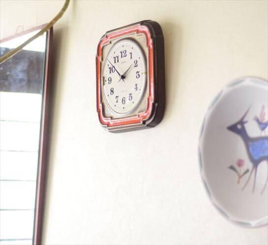 ドイツ製アンティーク壁掛け時計 希少な1970年代作品