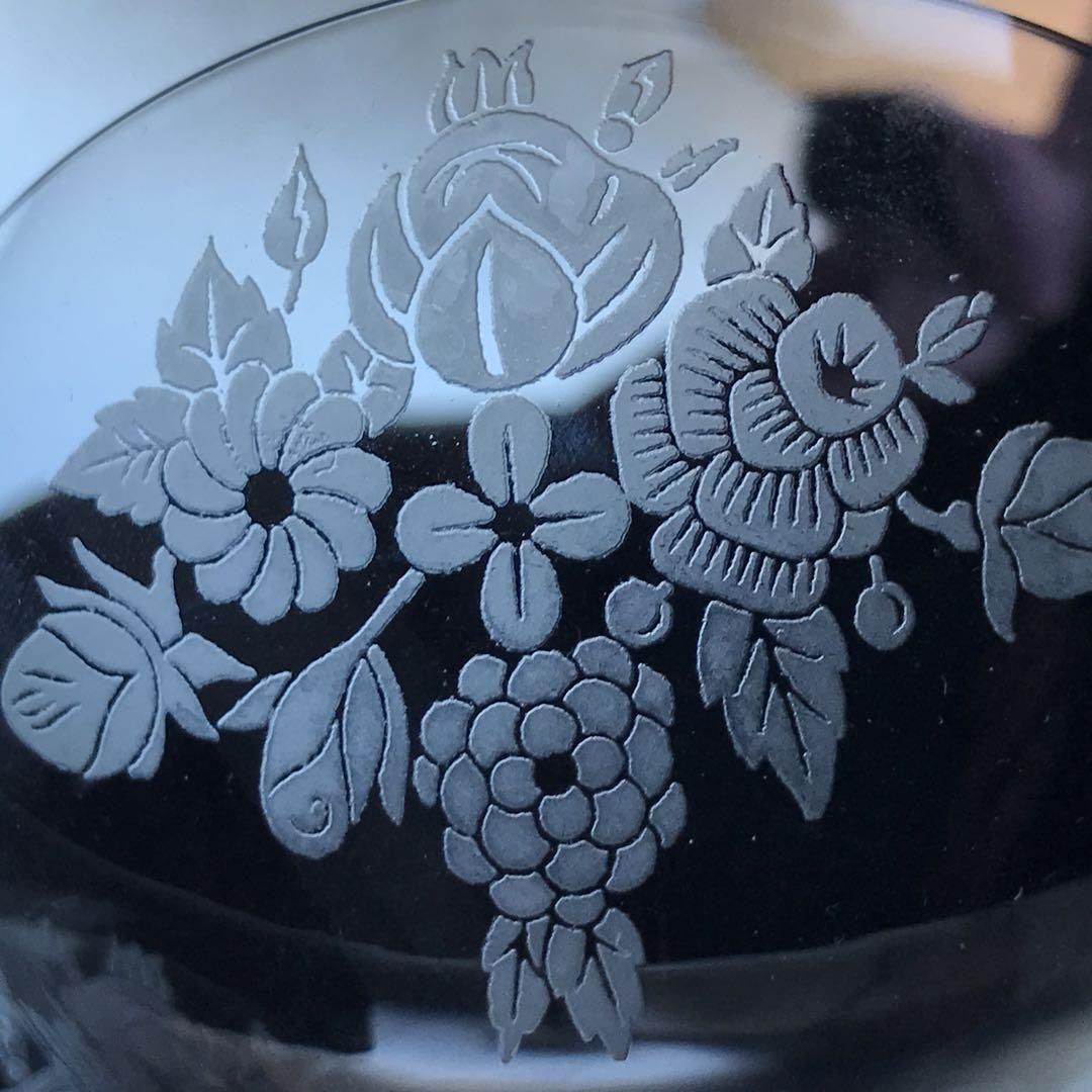 オールドバカラ ブーケシャンパングラス アンティーククリスタル