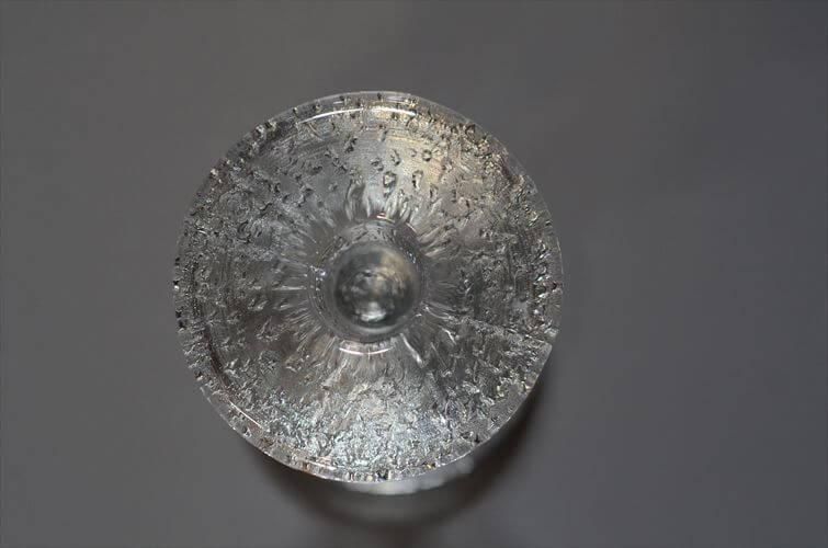 フィンランド製 Iittala Festivo ガラスキャンドルホルダー 12cm