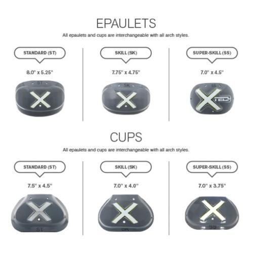 XTECHPADS X2 ショルダーパッド スキルポジション - TWO MINUTES（ツー