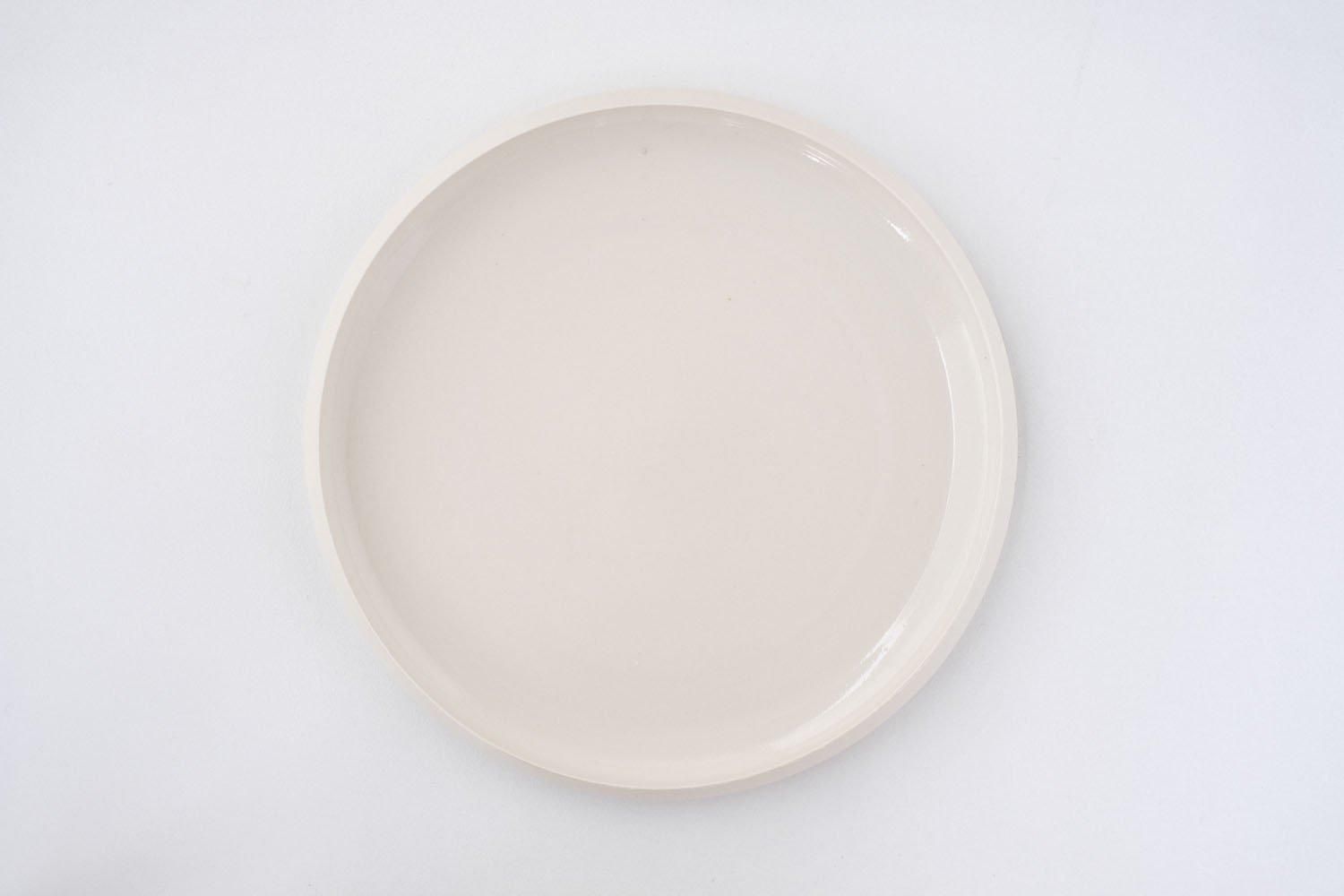 エッジプレート 8寸［白］／岩田哲宏