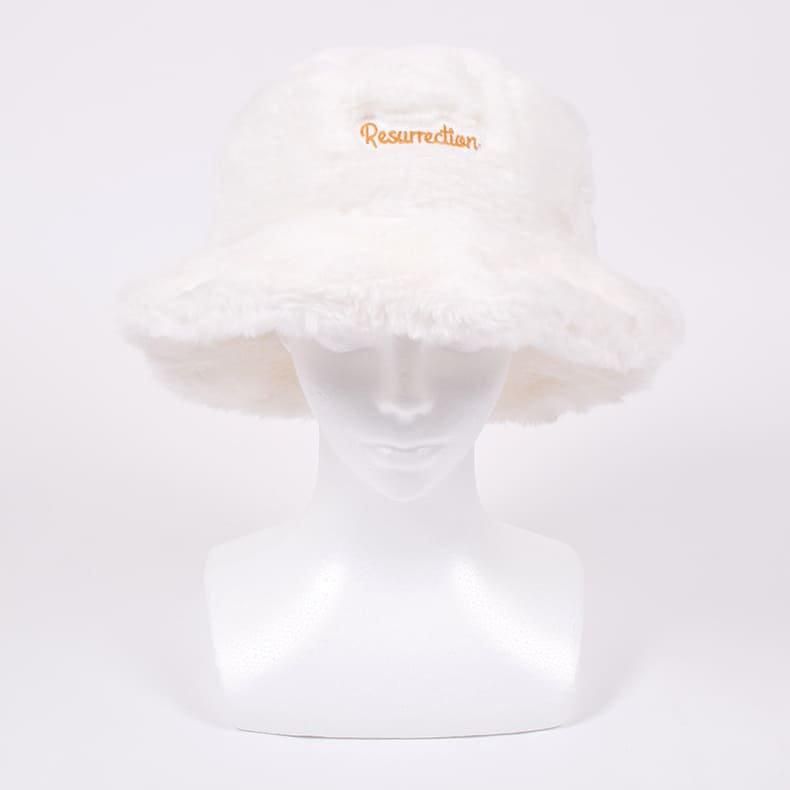 ファーバケットハット ホワイト | Resurrection レザレクション