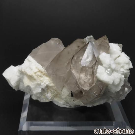 パキスタン シガル産 アクアマリン＆スモーキークォーツ＆アルバイトの