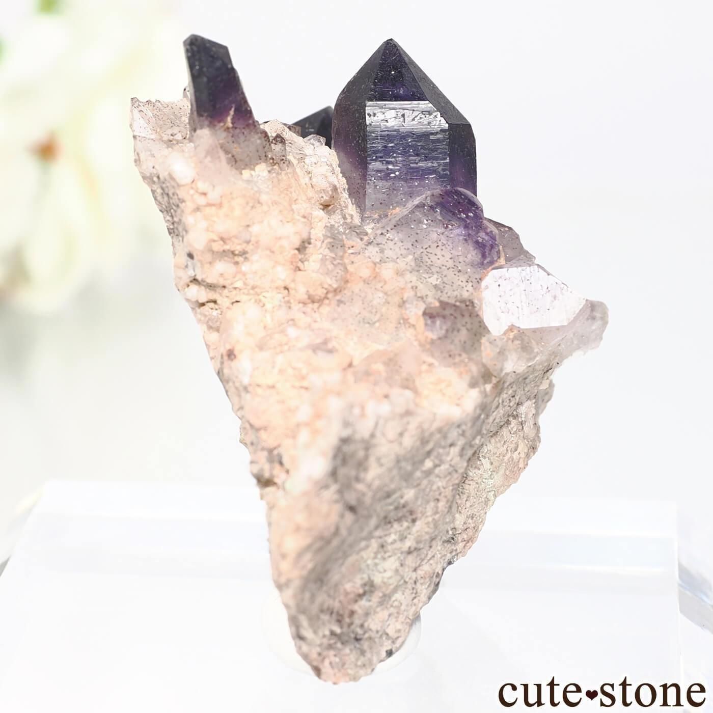 ナミビア ブランドバーグ Goboboseb産 アメジストの原石 No.11 - cute