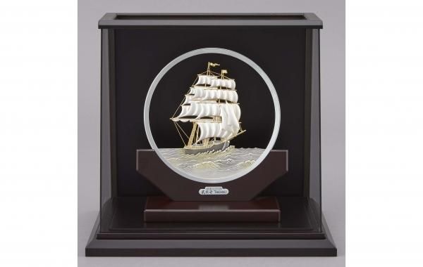 純銀 丸形帆船 7号 スロープケース - TAKEHIKO - 武比古 - 日本の伝統