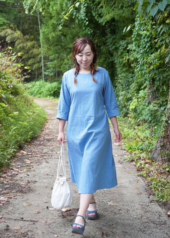 好きな布地でつくる、大人のリラックスワンピース - Down to Earth